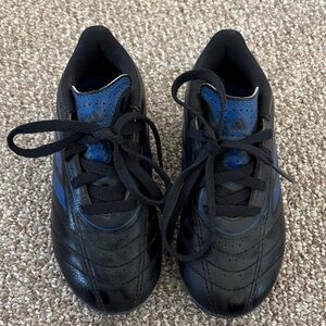 Adidas Kids Cleats in Black and Blue